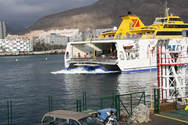 Trajekt na La Gomeru z Los Cristianos