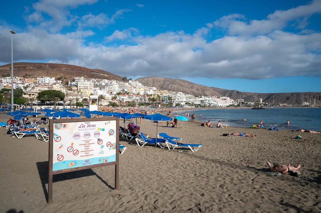 Playa de Las Vistas a Los Cristianos